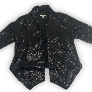 Maurice’s Blazer,  Black Sequins, women’s, size medium